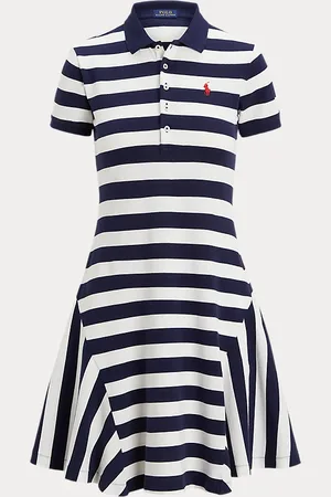 Ralph Lauren Vestido tipo polo ajustado y con vuelo