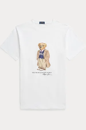 Ralph Lauren Tallas Grandes - Camiseta de punto jersey con Polo Bear