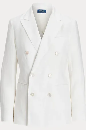 Ralph Lauren Blazer de lino con doble botonadura