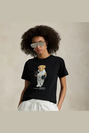 Ralph Lauren Camiseta de punto jersey con Polo Bear