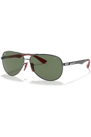 Ray-Ban Rb8313m Scuderia Ferrari Collection Gafas De Sol Montura Verde Lentes 61-13