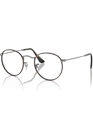 Ray-Ban Round Metal Optics Montura Transparente Lentes 47-21