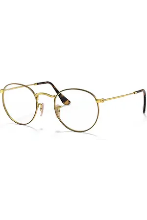 Ray-Ban Round Metal Optics Montura Transparente Lentes 53-21