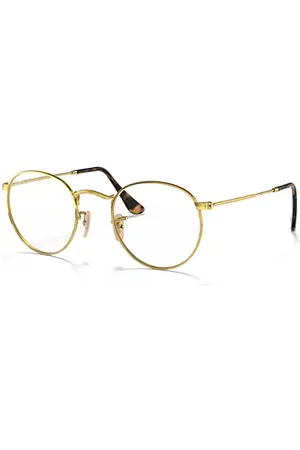 Ray-Ban Round Metal Optics Montura Transparente Lentes 53-21