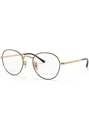 Ray-Ban Round Metal Optics II Montura Transparente Lentes Polarizados 51-20
