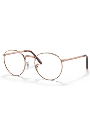 Ray-Ban New Round Optics Montura Transparente Lentes Polarizados 50-21