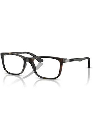 Ray-Ban Rb1549 Optics Kids Gris Plomo/goma Negra Montura Transparente Lentes Polarizados 48-16