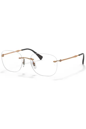 Ray-Ban Rb8748 Optics Bronce/cobre Montura Transparente Lentes Polarizados 52-18