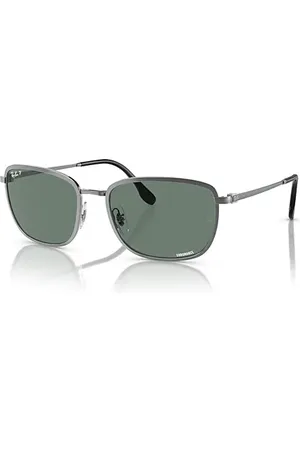 Ray-Ban Rb3705 Chromance Gafas De Sol Montura Gris Lentes Polarizados 57-19
