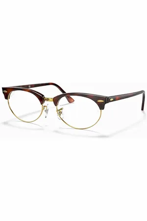 Ray-Ban Clubmaster Oval Optics Montura Transparente Lentes 52-19