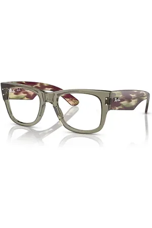 Ray-Ban Mega Wayfarer Optics Montura Transparente Lentes Polarizados 51-21