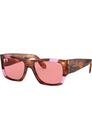 Ray-Ban Nomad Pink Fluo Gafas De Sol Montura Rosa Lentes 54-17