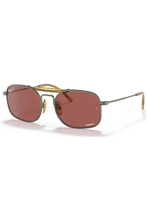 Ray-Ban Rb8062 Titanium Gafas De Sol Montura Rojo Lentes Polarizados 51-18