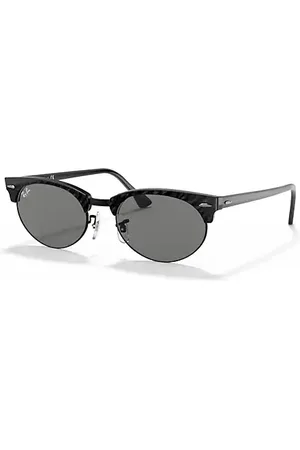Ray-Ban Clubmaster Oval Gafas De Sol Montura Gris Lentes 52-19