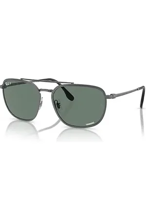 Ray-Ban Rb3708 Chromance Gafas De Sol Montura Gris Lentes Polarizados 56-18