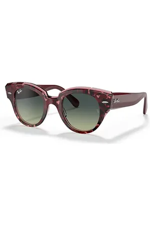 Ray-Ban Roundabout Gafas De Sol Montura Verde Lentes 47-22