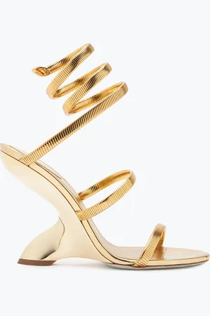 RENE CAOVILLA Sandalia Symphony Oro Espejado 105