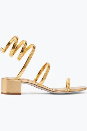 RENE CAOVILLA Sandalia Juniper Oro Metalizado 40