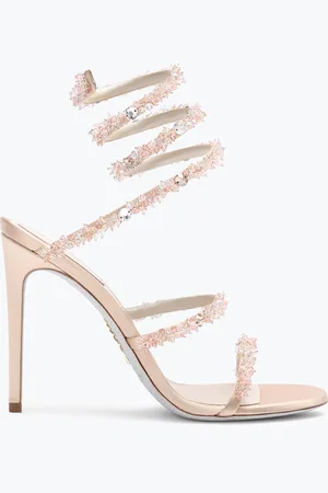 RENE CAOVILLA Sandalia Cinderella Con Serpiente 105