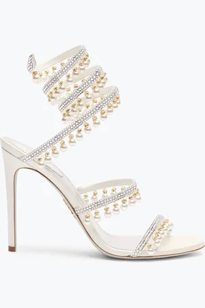 RENE CAOVILLA Sandalia Chandelier Con Perlas 105