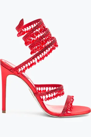 RENE CAOVILLA Sandalia Chandelier Roja 105