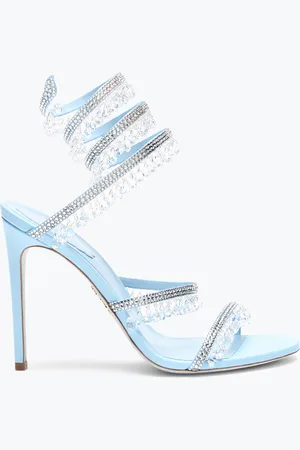RENE CAOVILLA Sandalia Chandelier Azul Celeste 105