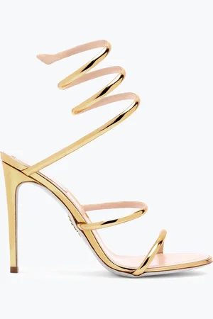 RENE CAOVILLA Sandalia Cleo Oro Metalizado 105