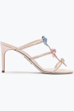 RENE CAOVILLA Sandalia Caterina Con Cristales Multicolor 80