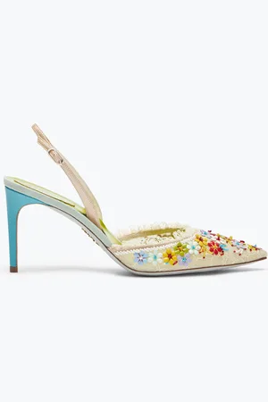 RENE CAOVILLA Slingback Bloom 80