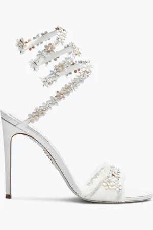 RENE CAOVILLA Sandalia Bloom Blanca 105