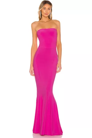REVOLVE Norma Kamali Norma kamali vestido de fiesta sin tirantes en color rosado talla L en - Pink. Talla L (también en M, S, XL, XS, XXS).