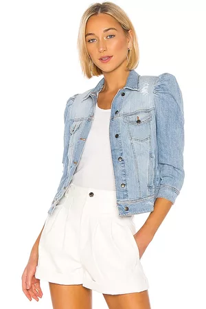 REVOLVE Retrofete Retrofete chaqueta denim ada en color azul talla L en - Blue. Talla L (también en S, XL, XS, XXL).