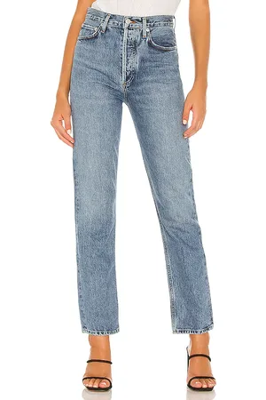 REVOLVE AGOLDE Agolde jean pierna recta 90s pinch waist en color azul talla 23 en - Blue. Talla 23 (también en 24, 25, 26, 27, 28, 29, 30, 31, 32, 33