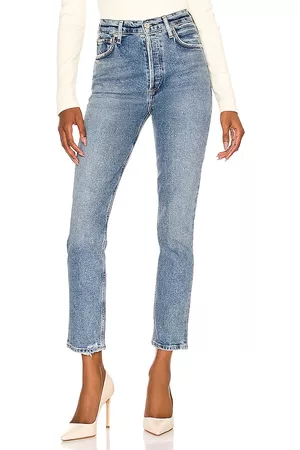 REVOLVE Citizens of Humanity Citizens of humanity charlotte recto de tiro alto en color denim-medium talla 24 en - Denim-Medium. Talla 24 (también en