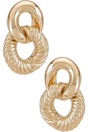 REVOLVE 8 Other Reasons 8 other reasons pendiente double deluxe en color oro metálico talla all en - Metallic Gold. Talla all.