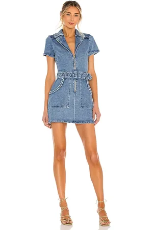 REVOLVE Show Me Your Mumu Show me your mumu vestido outlaw en color denim-medium talla L en - Denim-Medium. Talla L (también en M, S, XS).