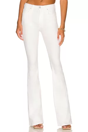 REVOLVE Hudson Jeans Hudson jeans vaquero acampanado de cintura alta holly en color blanco talla 32 en - White. Talla 32 (también en 33, 34).