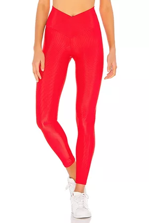 REVOLVE BEACH RIOT Beach riot cara rib legging en color talla L en - Red. Talla L (también en M, XS).