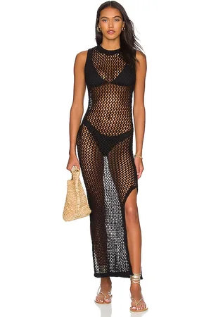 REVOLVE BEACH RIOT Beach riot vestido holly en color talla L en - Black. Talla L (también en M, S, XL).