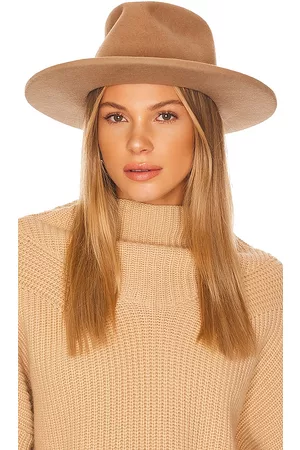 GLADYS TAMEZ MILLINERY Mujer Sombreros - Sombrero lolita en color bronce talla M en - Tan. Talla M (también en S, XS).