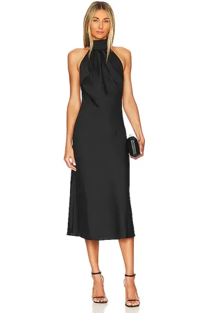 REVOLVE Lovers and Friends Lovers and friends vestido midi raya en color talla S en - Black. Talla S (también en XL, XS, XXS).