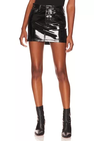 REVOLVE AGOLDE Agolde falda liv mini en color negro talla 32 en - Black. Talla 32 (también en 33).