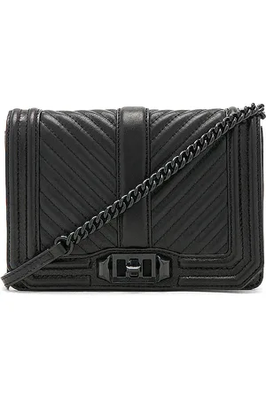 REVOLVE Rebecca Minkoff Rebecca minkoff bandolera pequeña acolchada de espiga love en color talla all en - Black. Talla all.