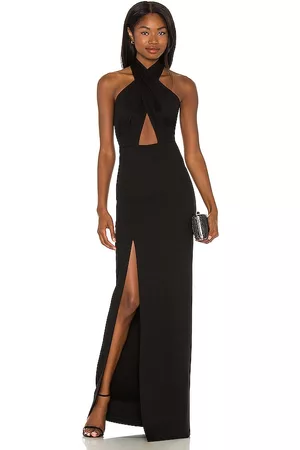REVOLVE Amanda Uprichard Amanda uprichard vestido largo zahara en color talla L en - Black. Talla L (también en M, S, XL, XS).