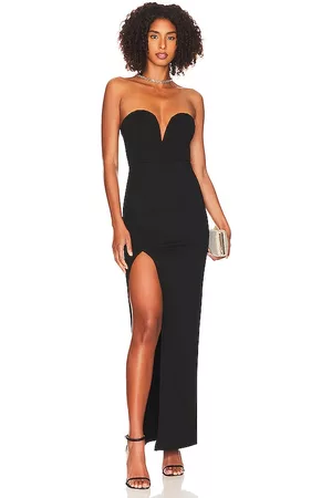 REVOLVE Superdown Superdown vestido largo gianna en color talla L en - Black. Talla L (también en M, S, XS, XXS).