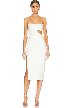REVOLVE Lovers and Friends Lovers and friends vestido midi charlotte en color talla S en - White. Talla S (también en XS, XXS).