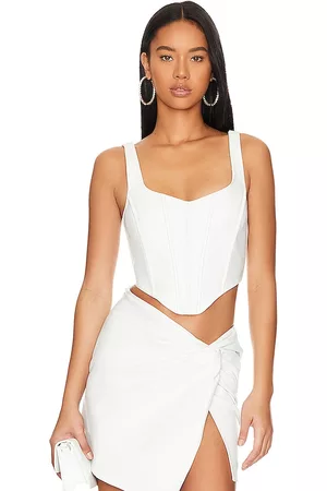 REVOLVE LAMARQUE Lamarque corsé tabia en color talla L en - White. Talla L (también en XL).