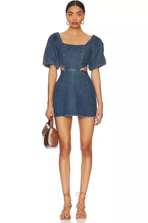 REVOLVE Show Me Your Mumu Show me your mumu vestido city en color denim-dark talla L en - Denim-Dark. Talla L (también en XL).