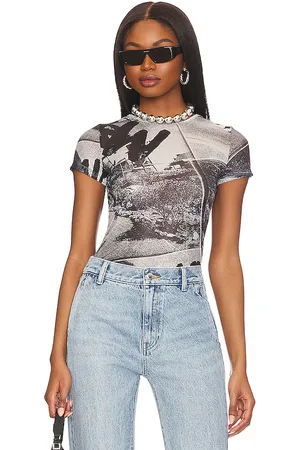 REVOLVE Miaou Miaou camiseta mini en color negro talla XS en - Black. Talla XS (también en XXS).