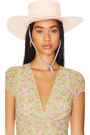 GLADYS TAMEZ MILLINERY Sombrero de cowboy en color crema talla L en - Cream. Talla L (también en M, S, XS).